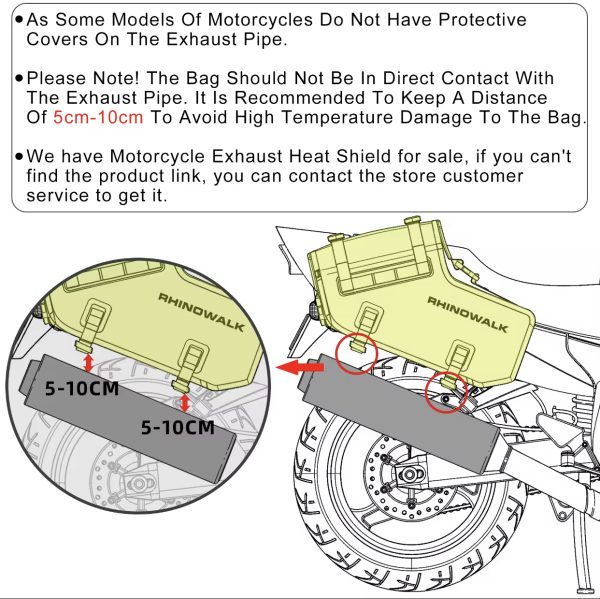 Rhinowalk 28L Waterproof Saddlebags - Image 11