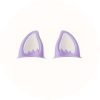 helmet kitty ears lilac and white helmet cat ears