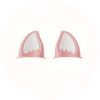 helmet kitty ears pink and white helmet cat ears