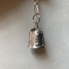 gremlin bell motorcycle rider gift angel wings and cross blue 3